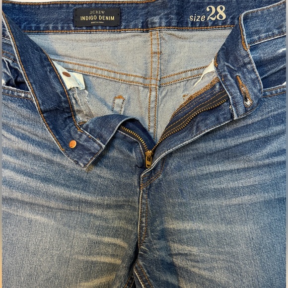 J.Crew Indigo Distressed Denim Shorts - Picture 4 of 5